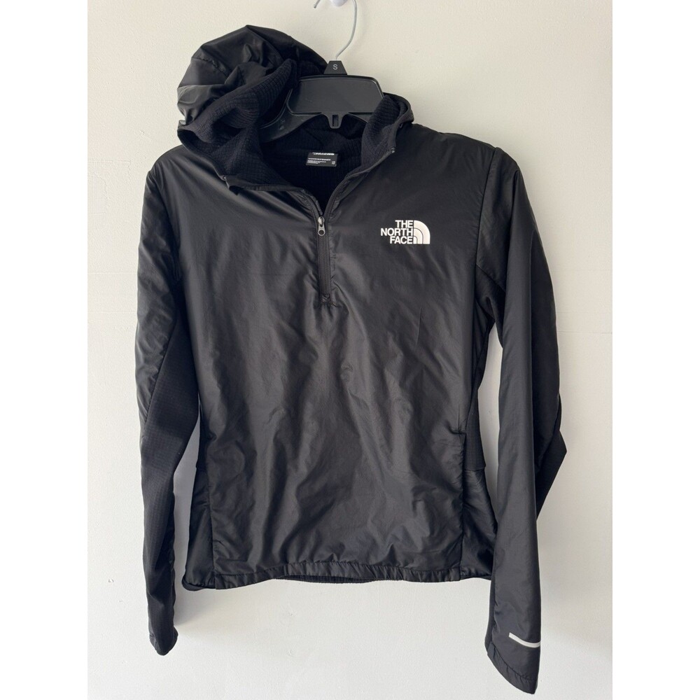 The North Face Women’s XS Black Hooded Half Zip Fleece Running Jacket